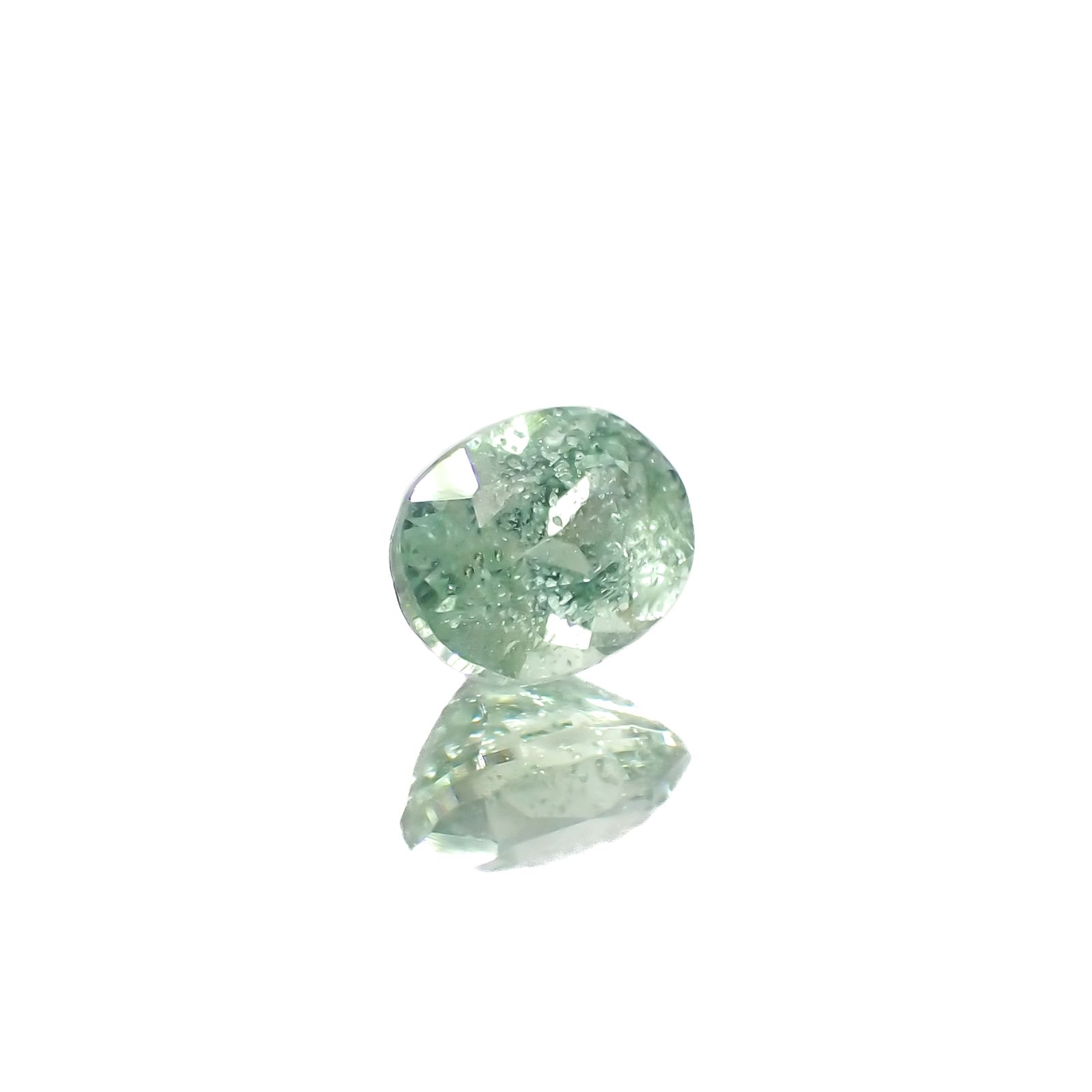 バナジウムコーネルピン(宝石名コーネルピン)タンザニア産 0.43ct 識別済[240326552]4.9x3.9mm前後