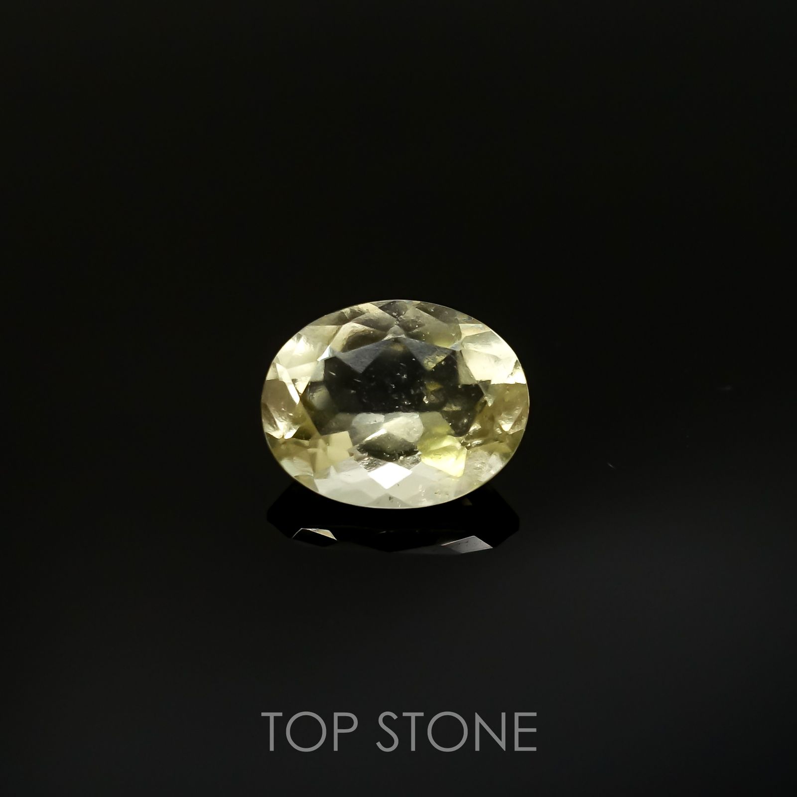 リビアングラス(宝石名インパクトガラス(衝撃溶融ガラス))エジプト・リビア砂漠産 1.86ct 識別済[220415650]10.1x7.9mm前後