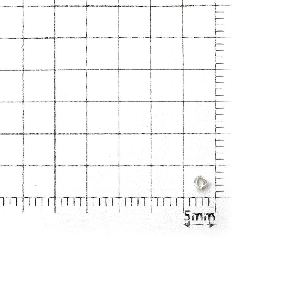 ソーヤブルダイヤモンド 原石 0.055ct [231023620]2.5x2.4mm前後