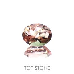 バイカラートルマリン(宝石名バイカラー・トルマリン) コンゴ民主共和国産 2.100ct ソ付(彩珠)[211013595]9.1×7.2mm前後