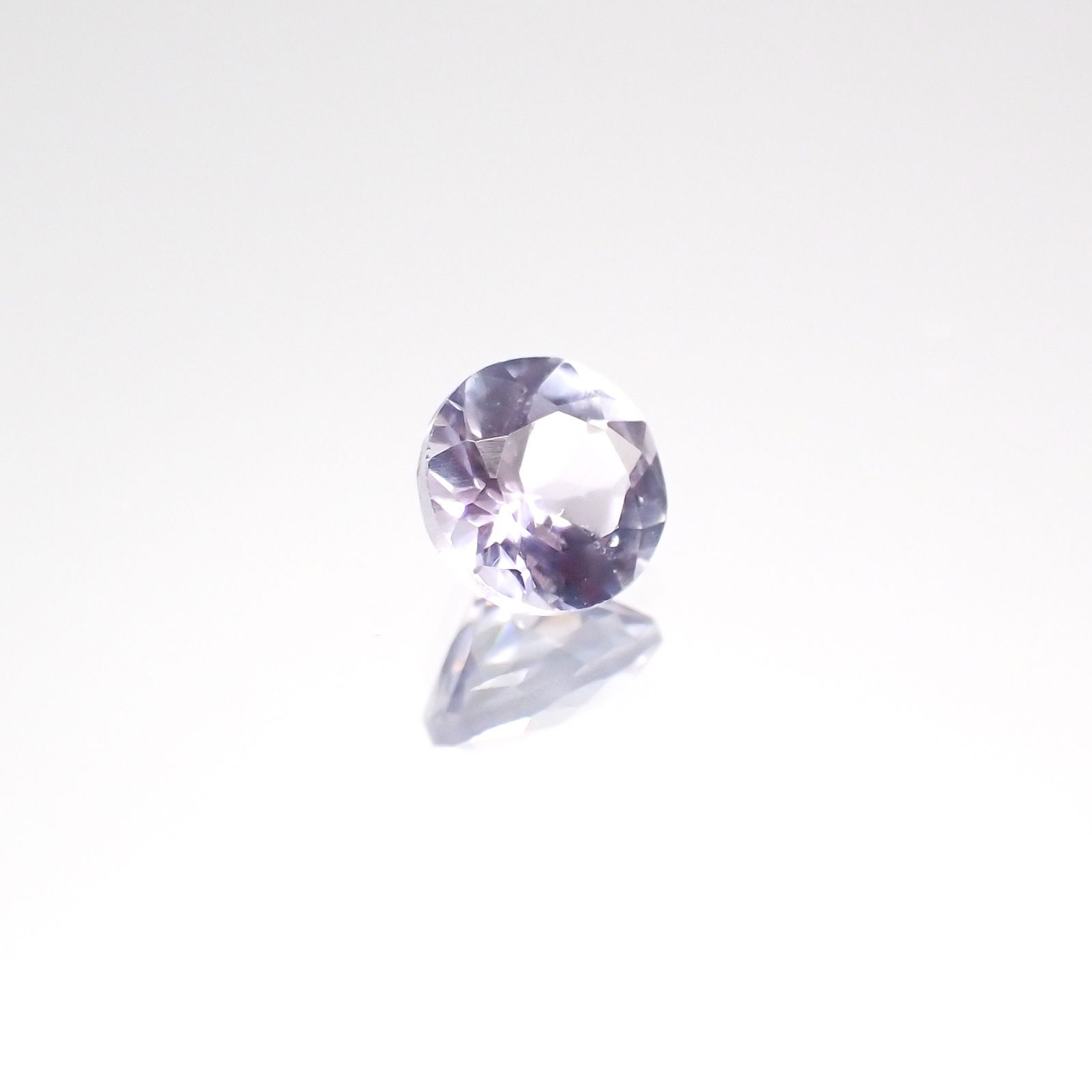 ラベンダーゾイサイト(宝石名ゾイサイト)タンザニア産 0.34ct 識別済[230622412]4.3x4.3mm前後