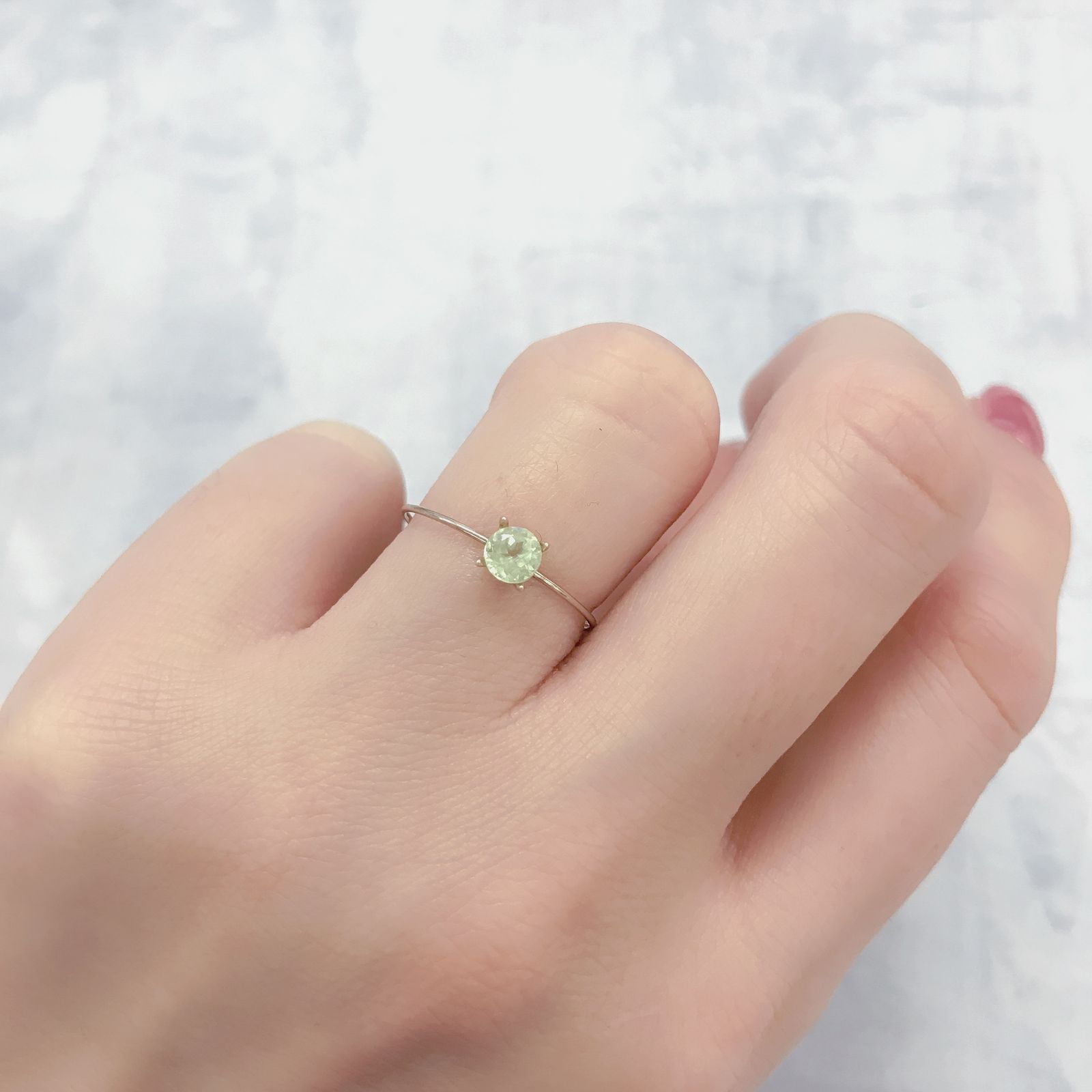 パロットクリソベリル(宝石名クリソベリル)インド産 0.35ct 識別済