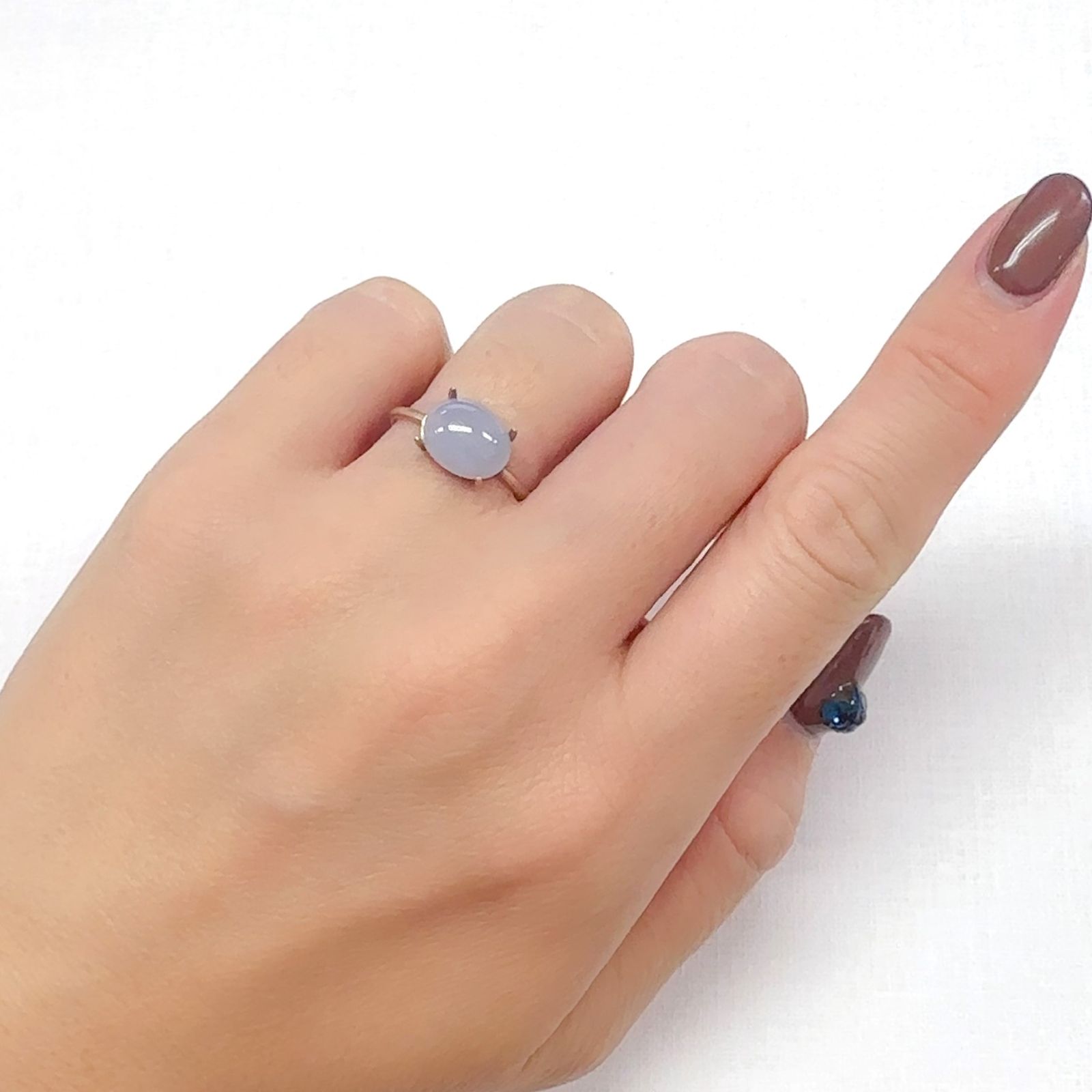 ラベンダー翡翠 ビルマ産 2.62ct[240628391]10x8mm前後