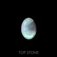 ブラックオパール(宝石名ブラック・オパール)オーストラリア産 0.50ct 識別済[220717011]7.3x5.3mm前後
