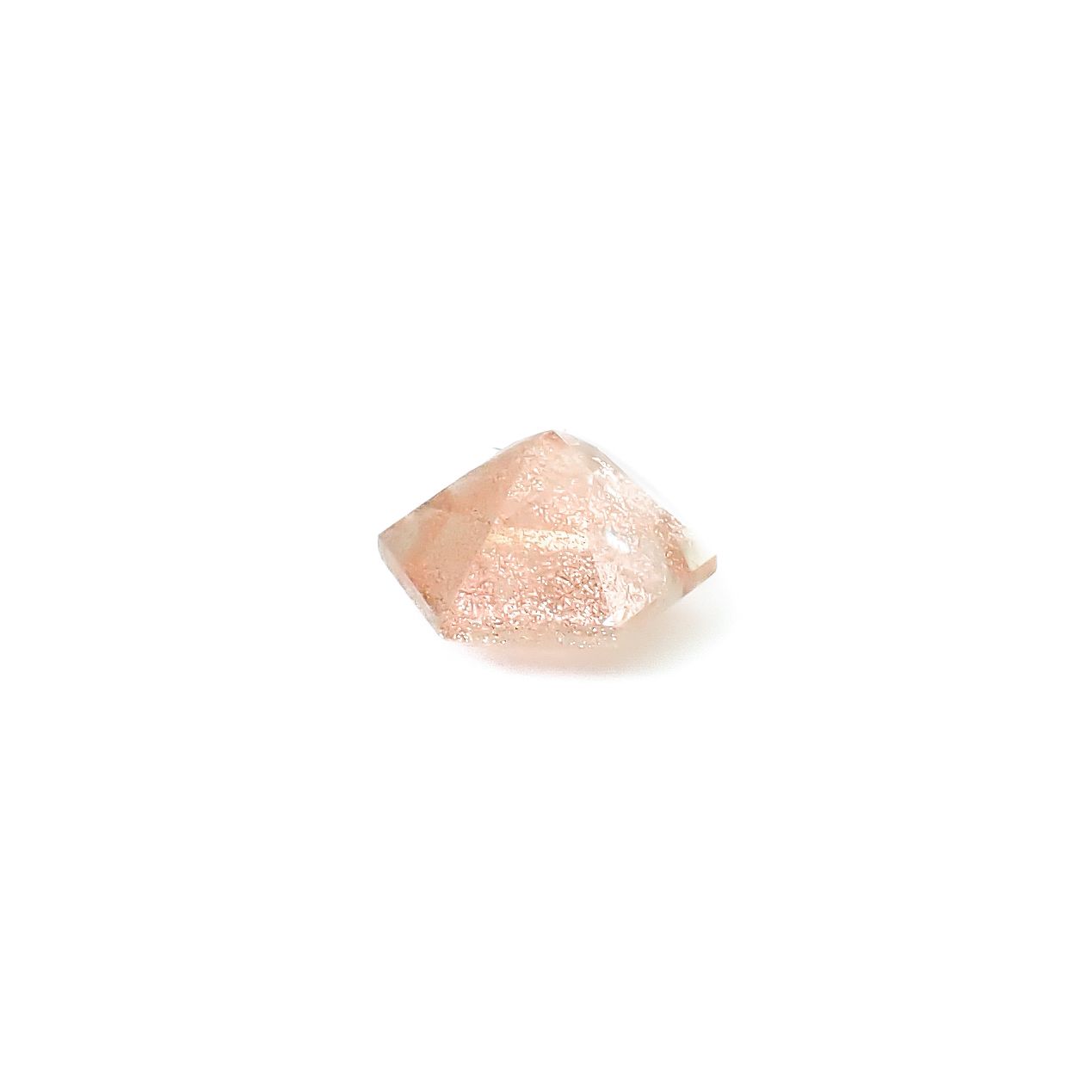 ◇ヘキサゴンカット◇オレゴンサンストーン アメリカ・オレゴン州産 0.65ct / 5.5x5.5mm前後 [260732644]