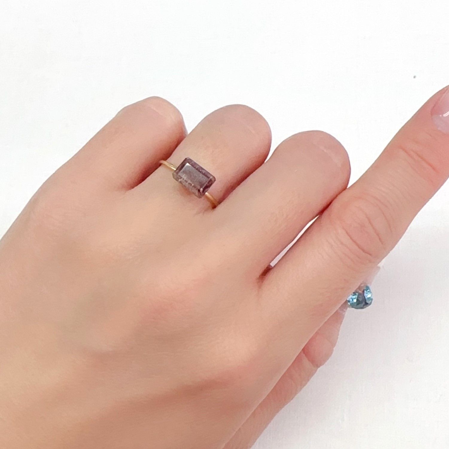 ゼブラトルマリン ブラジル産 1.75ct[240427086]8.3x5.9mm前後