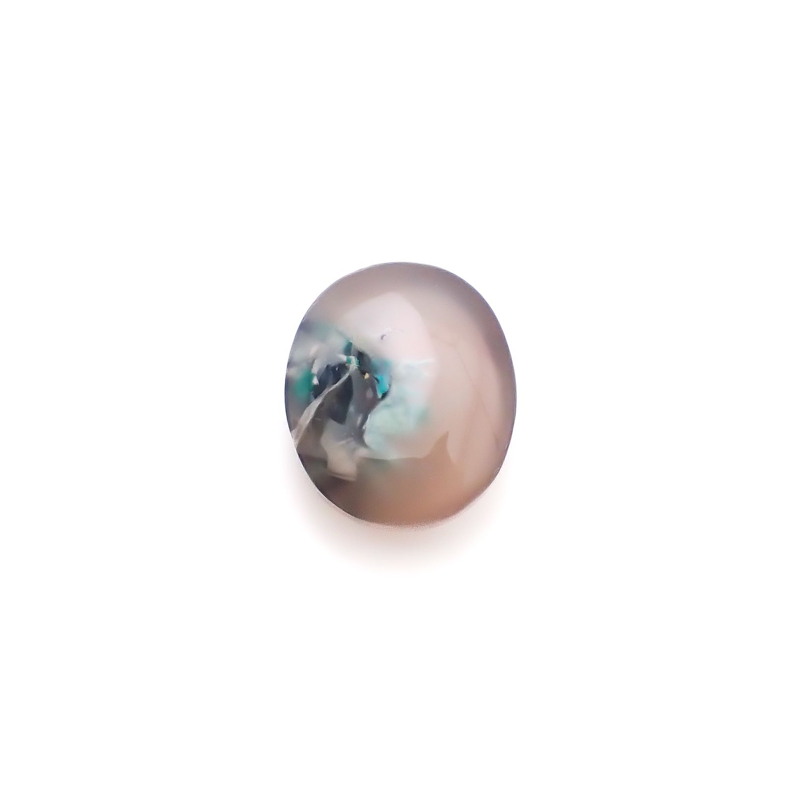 コッパークリソコラインカルセドニー インドネシア産 12.39ct / 17x14.1mm前後 [260932801]