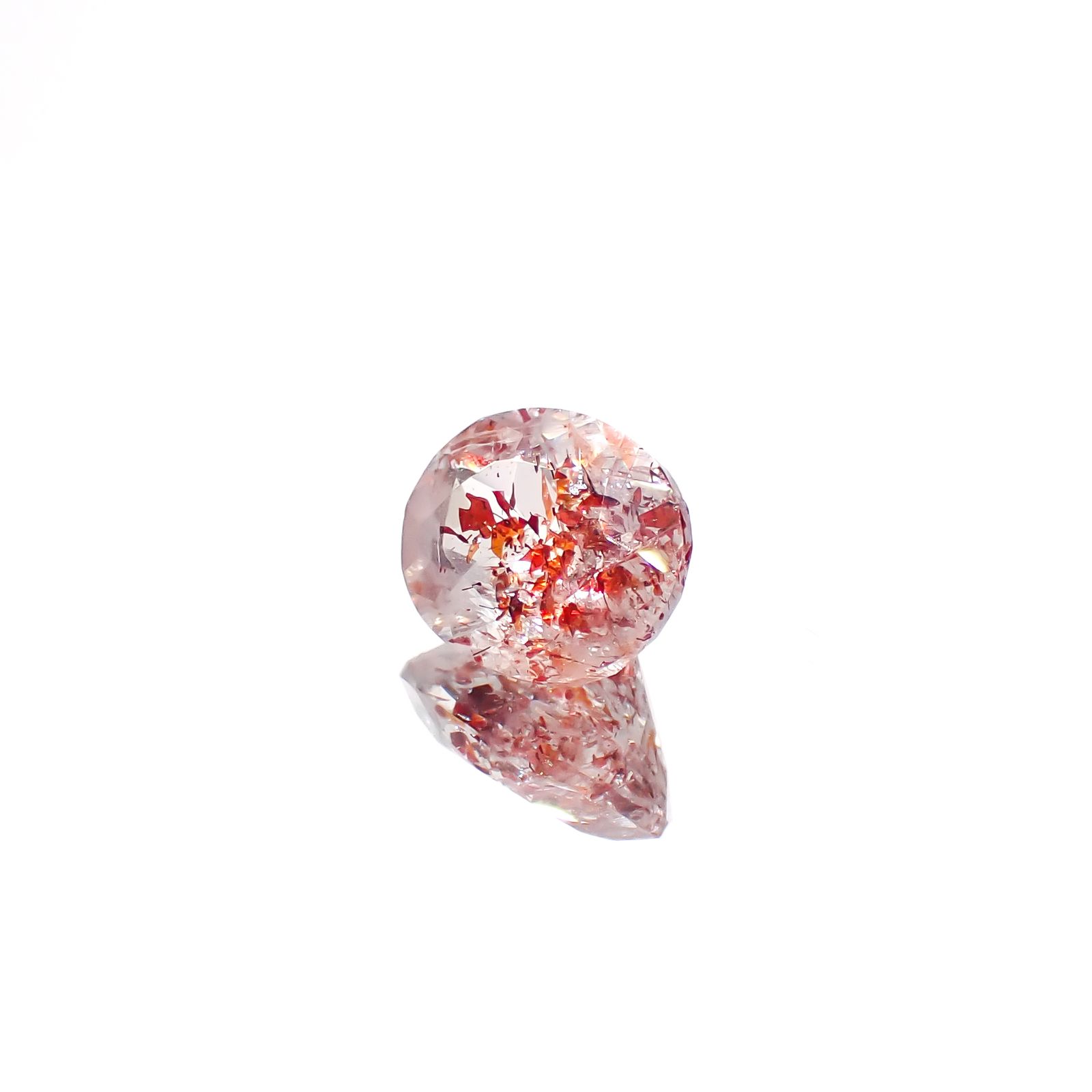 ファイヤークォーツ ナイジェリア産 2.04ct[240326724]9.2x7.6mm前後