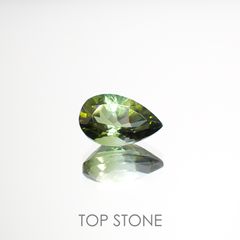 バイカラートルマリン(宝石名トルマリン)コンゴ民主共和国産 1.01ct 識別済[220717022]8.1x5mm前後