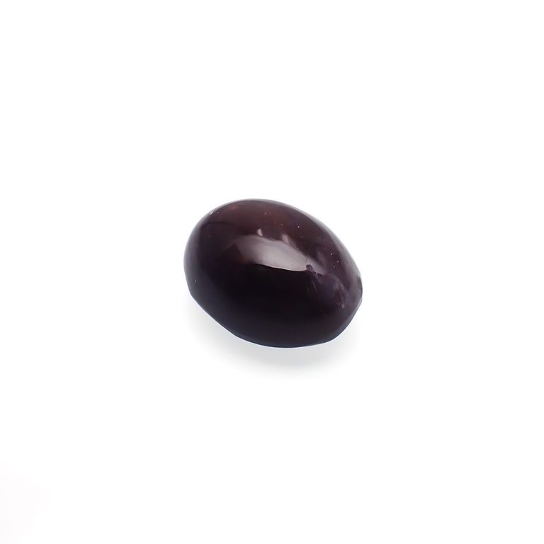 ブラッドショットアイオライトキャッツアイ(宝石名コーディエライト・キャッツアイ)インド産 5.178ct ソ付(彩珠)[221119075]11.9x9.4mm前後