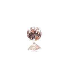 ピンクダイヤモンド(宝石名ダイヤモンド) I-1 / FANCY LIGHT BROWN PINK 0.082ct ソ付(CGL)[210812229]2.6×2.6mm前後