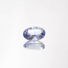 バイカラータンザナイト(宝石名ゾイサイト)タンザニア産 0.52ct 識別済[230421801]6.1x4mm前後