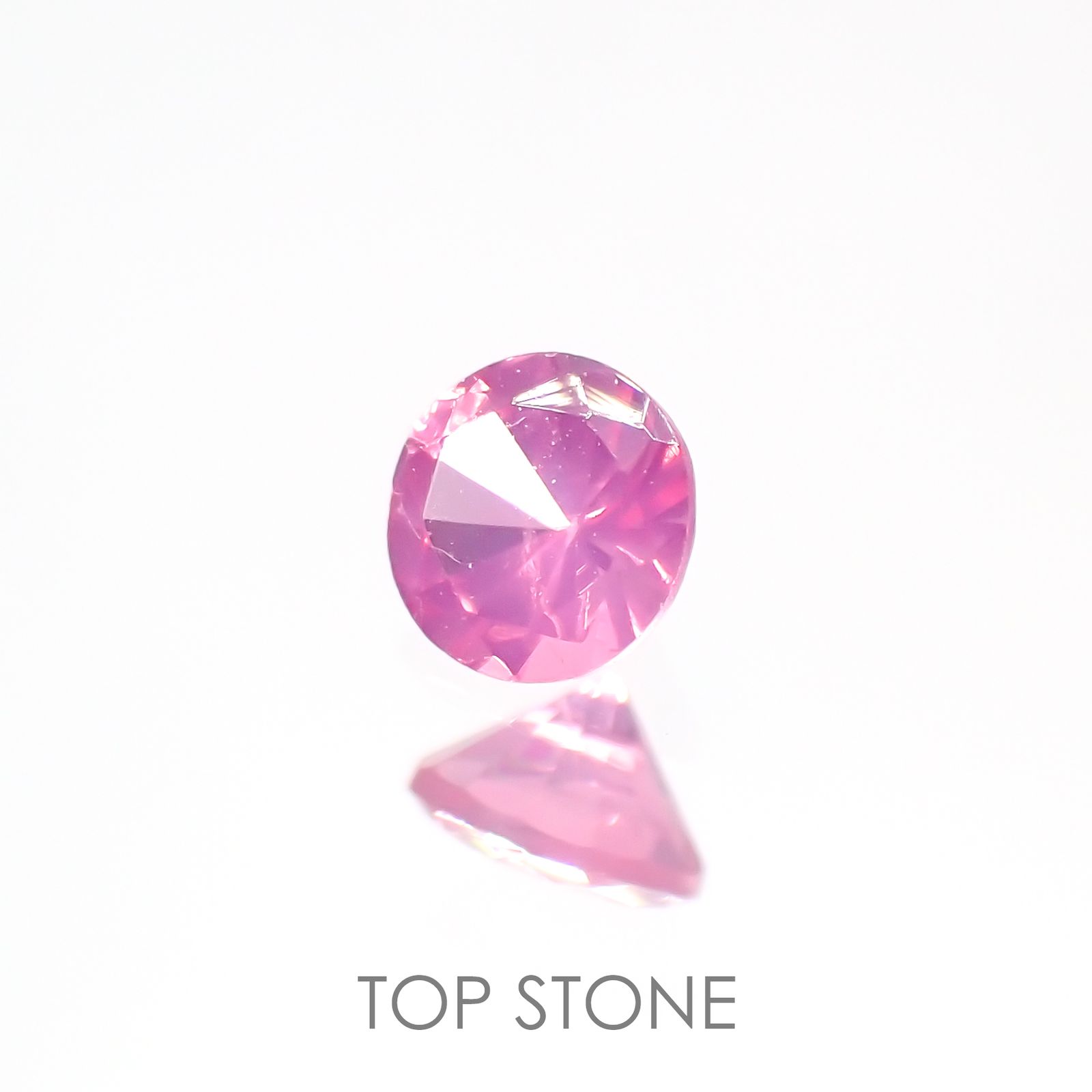 ホットピンクスピネル タンザニア産 ルース 0.14ct[210912591]3×3mm前後