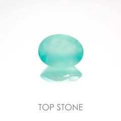 アクアプレーズ 南アフリカ産 ルース 1.19ct[20118309]8.1×6.3mm前後