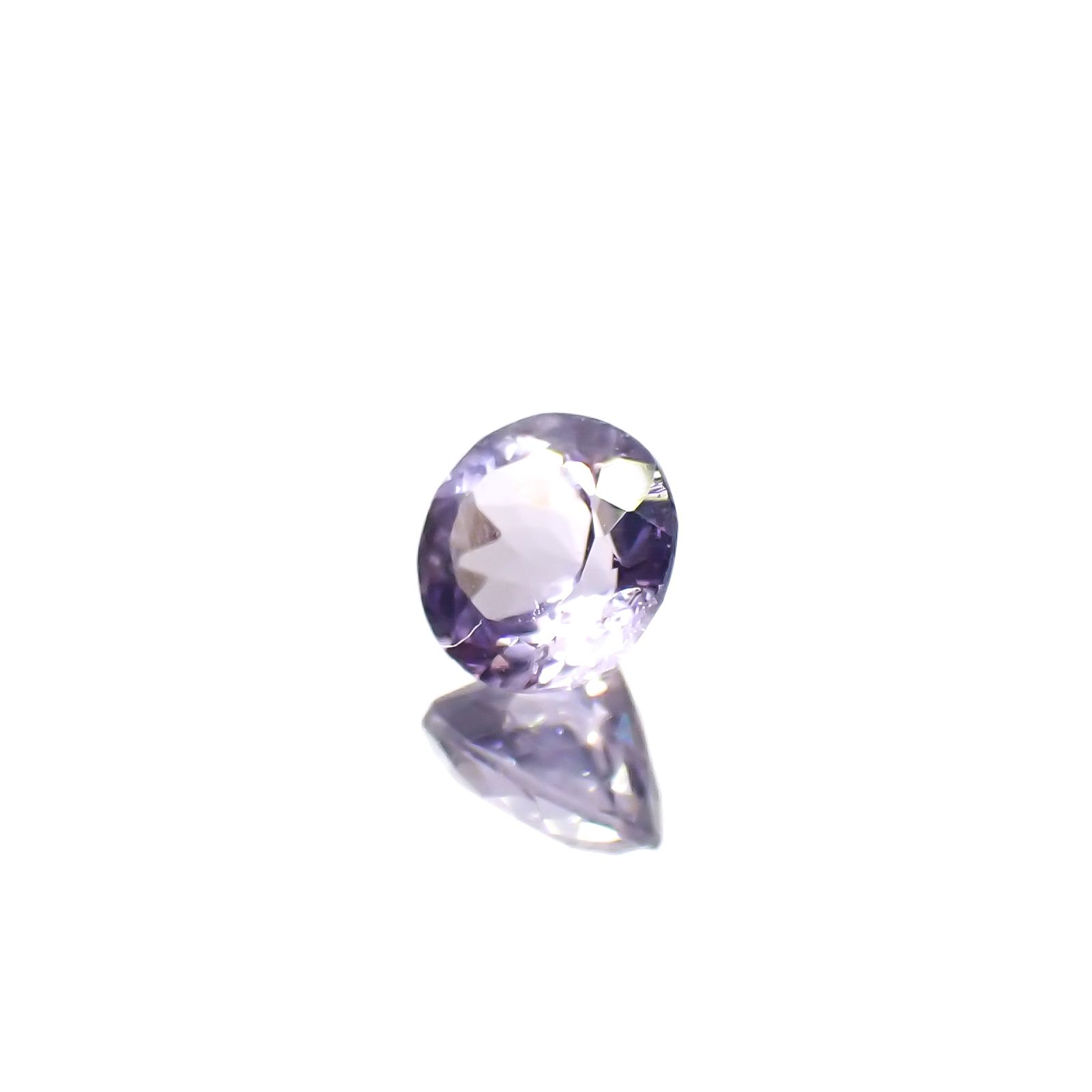 マリアライト(宝石名パープル・スキャポライト)スリランカ産 0.34ct 識別済[240326979]4.5x4.4mm前後