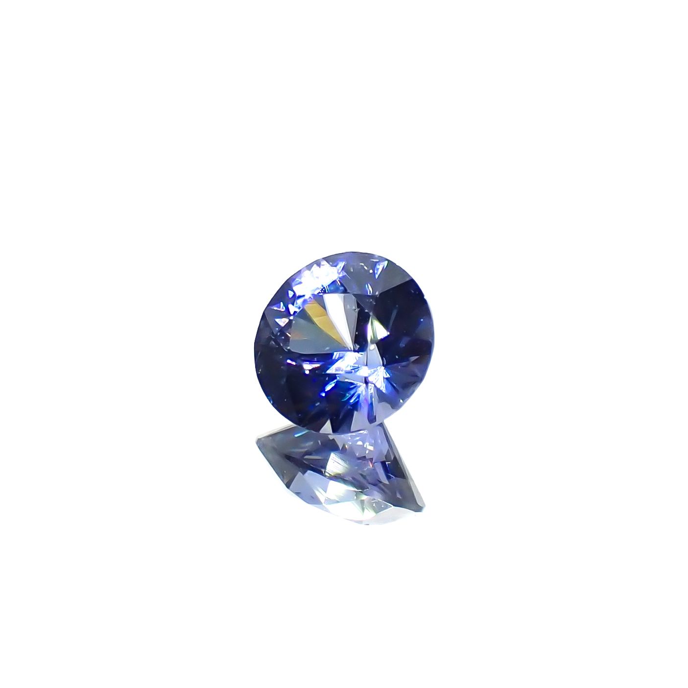 ベニトアイト アメリカ・カリフォルニア州産 0.64ct[240326380]5.2x5.2mm前後