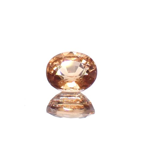 カラーチェンジマラヤガーネット(宝石名ガーネット)タンザニア産 1.00ct 識別済[230421639]6x5.1mm前後