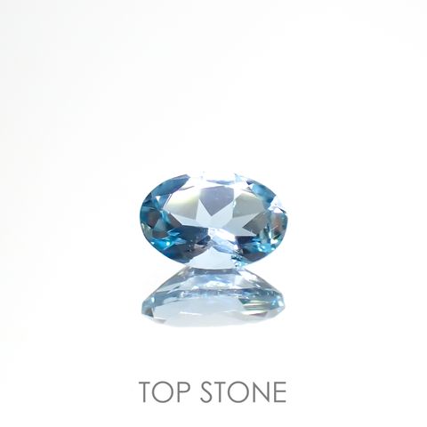 アクアマリン(宝石名アクアマリン)ナイジェリア産 0.38ct 識別済[230220741]6x4mm前後
