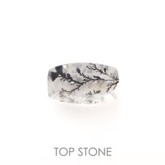 デンドリチッククォーツ ブラジル産 3.42ct[220817335]13.3x7.8mm前後