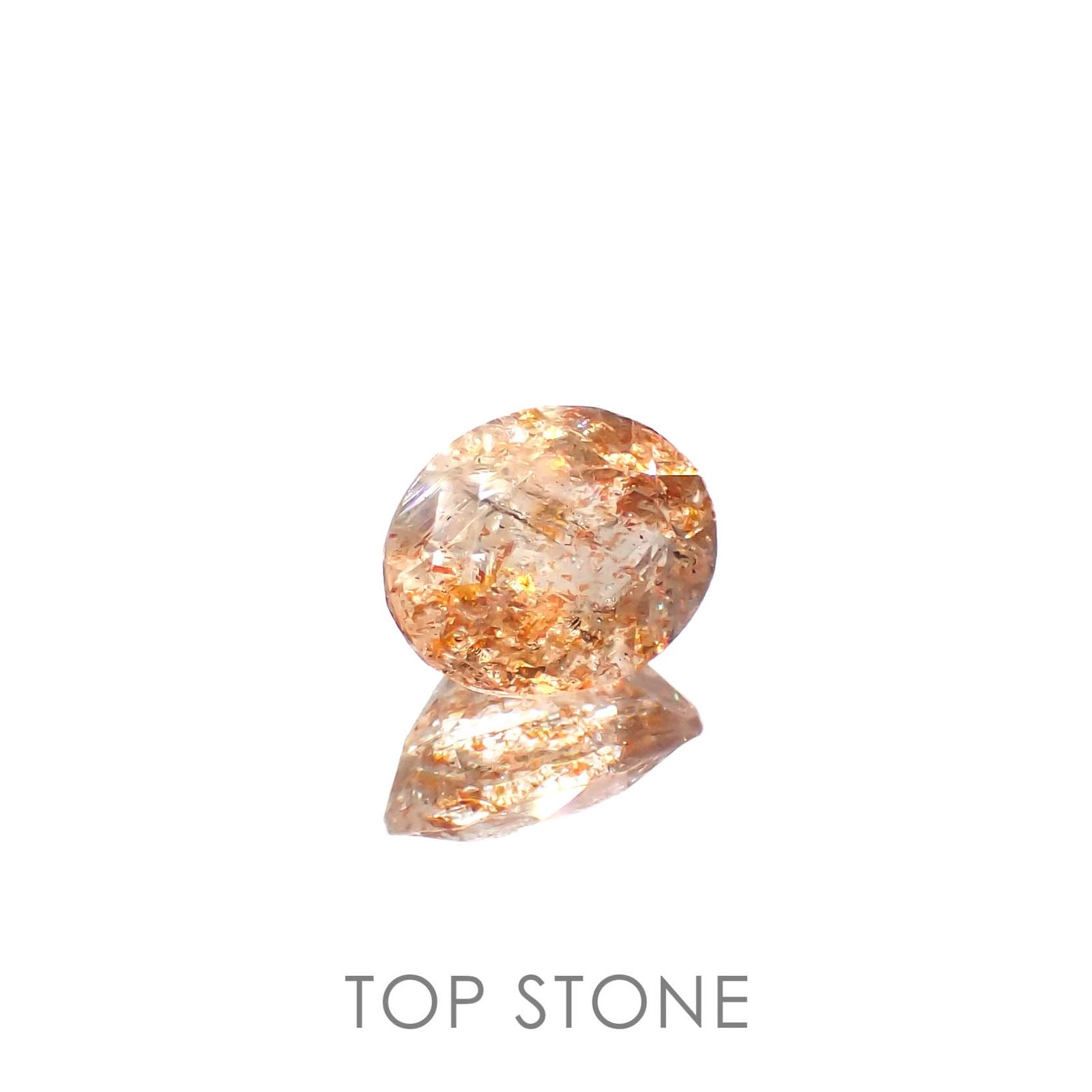 イリュージョンサンストーン タンザニア産 1.85ct[230120118]9x7.2mm前後