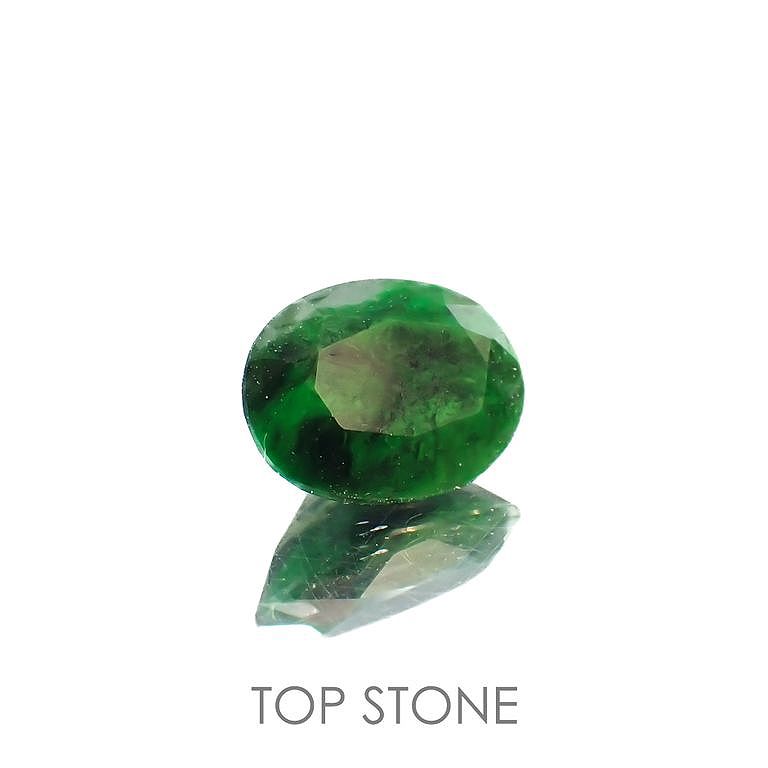モーシッシ(宝石名マウシットシット)ビルマ産 1.11ct 識別済[220717070]7.9x5.9mm前後