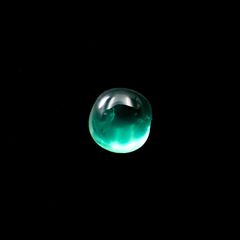 エメラルドキャッツアイ コロンビア産 0.55ct [241229548]4.8x4.5mm前後