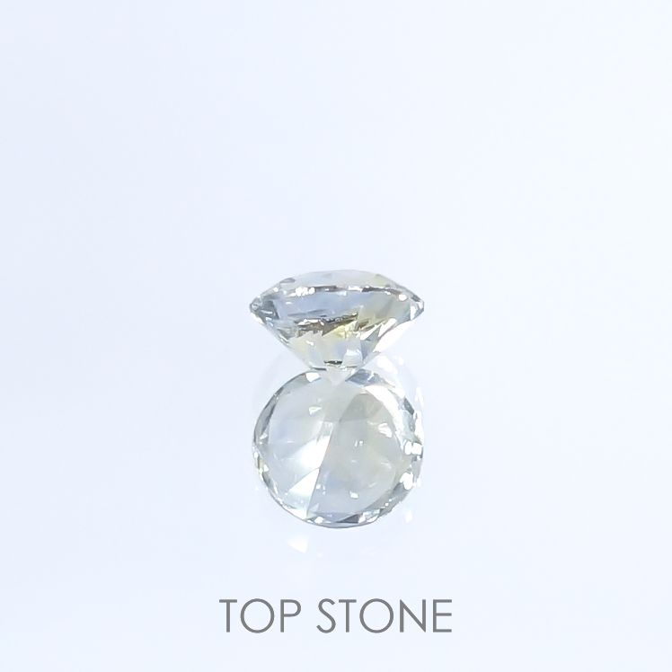 アイスライムブルーサファイア(宝石名サファイア)マダガスカル/オーストラリア産 0.26ct 識別済[220817368]3.9x3.8mm前後
