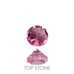 ホットピンクスピネル(宝石名ピンク・スピネル)タンザニア産 0.12ct 識別済[220616597]2.9x2.9mm前後