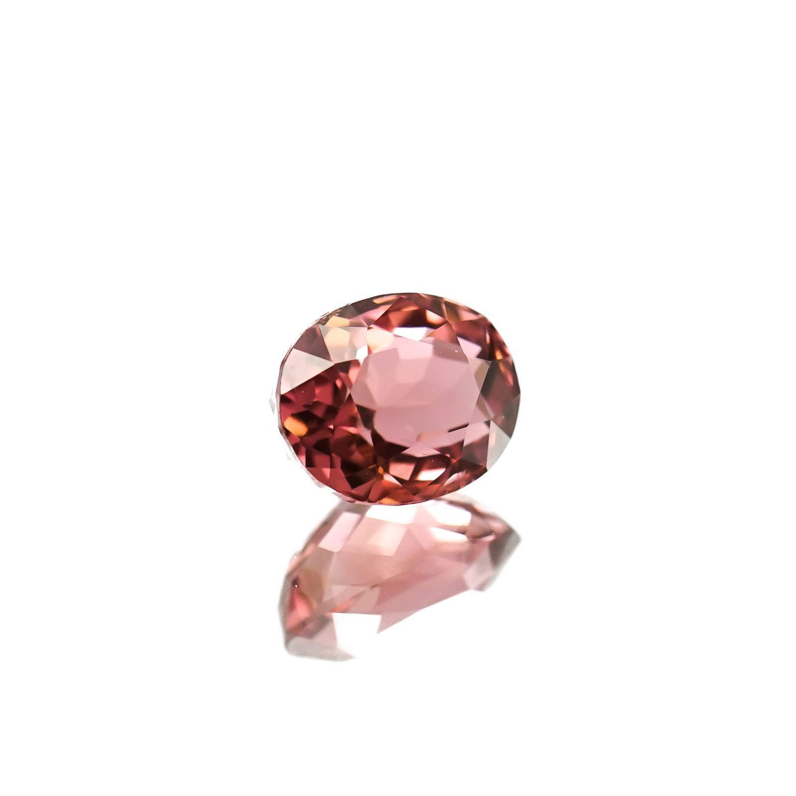 ローズピンクトルマリン(宝石名ピンク・トルマリン)ブラジル/アフリカ産 1.52ct 識別済[230120082]7.7x6.1mm前後