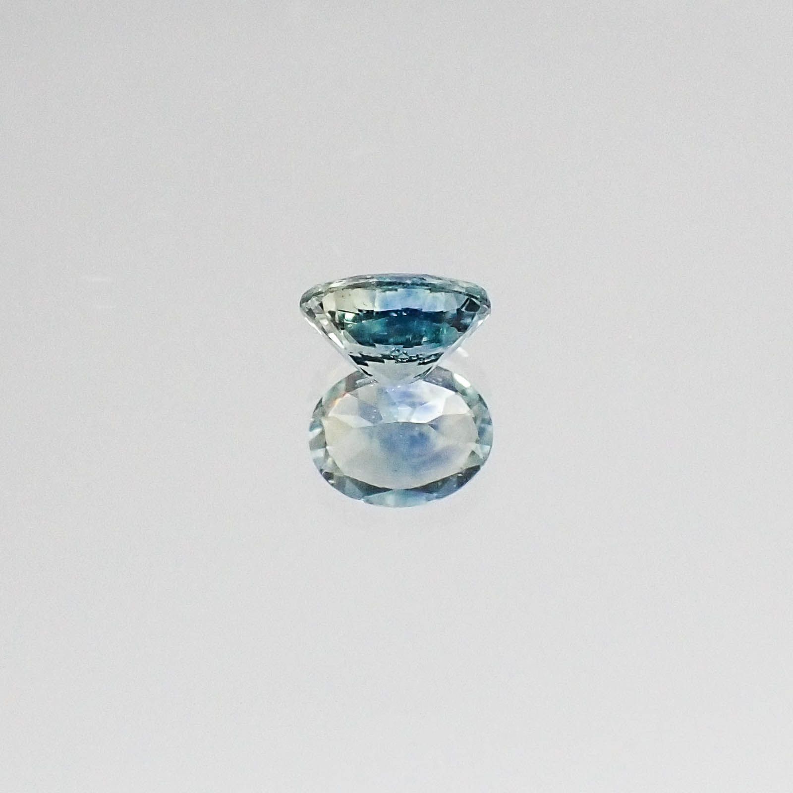 モンタナサファイア アメリカ産 ルース 0.40ct[20073895]4.9×3.8mm前後