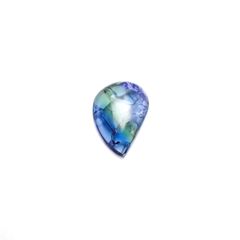 ◇カスタムカット◇バイカラータンザナイト  タンザニア産 27.58ct [241129477]26.7x19.2mm前後