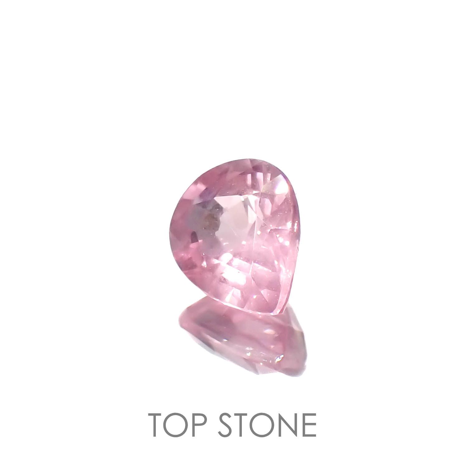 シルキーピンクスピネル(宝石名スピネル)タンザニア産 0.63ct 識別済[221219490]6x4.9mm前後