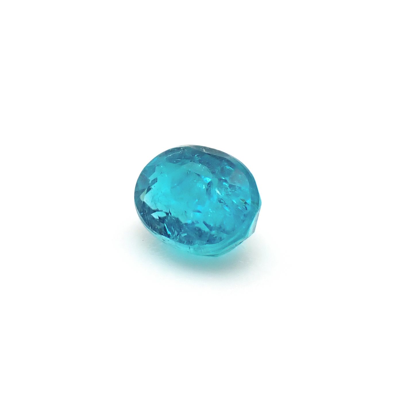 パライバトルマリン(宝石名トルマリン/別名パライバ・トルマリン)エチオピア産 GIA鑑付 0.38ct / 4.61x3.53mm前後 [260933192]