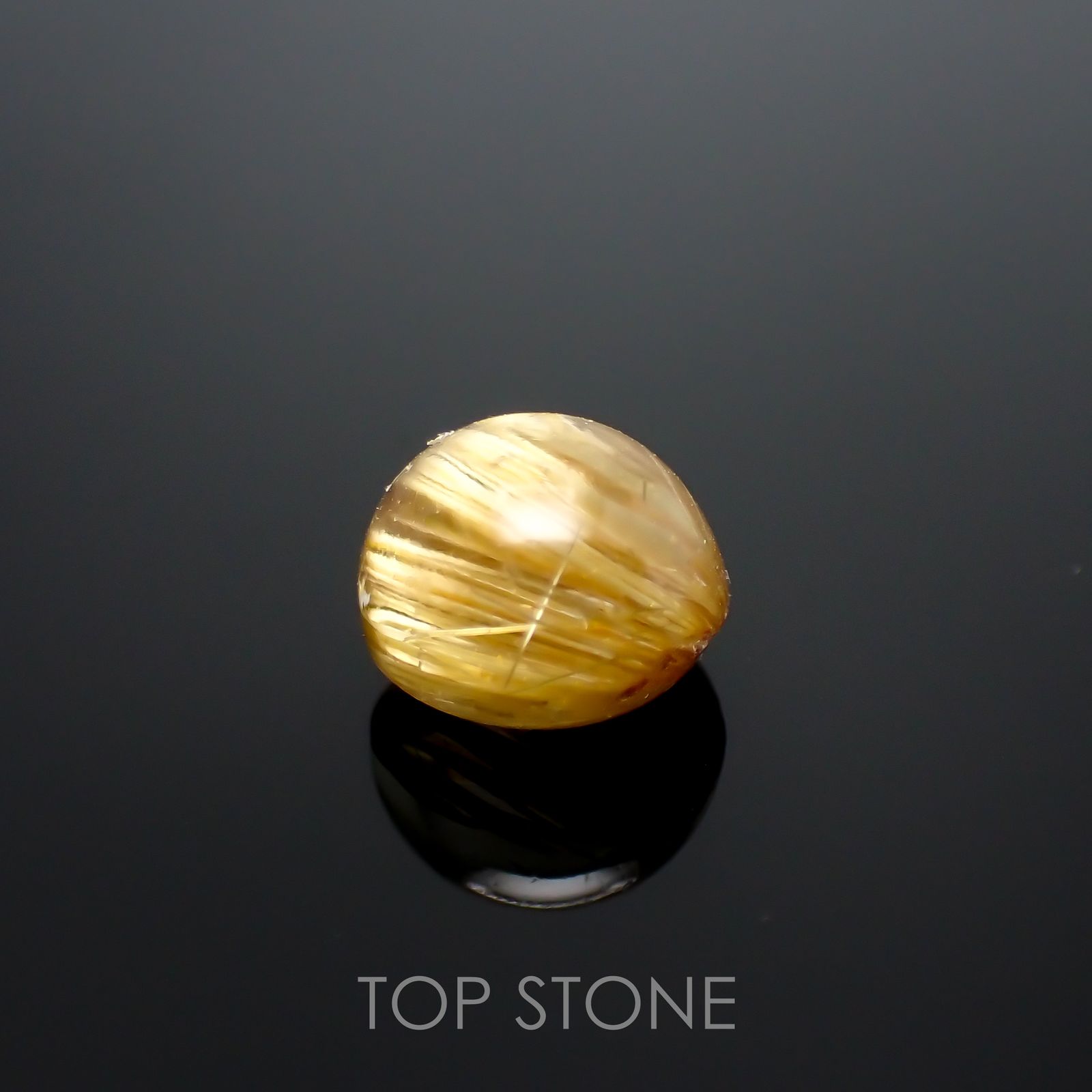 ルチルクォーツ ブラジル産 ルース 2.76ct[210913304]8.1×8.1mm前後