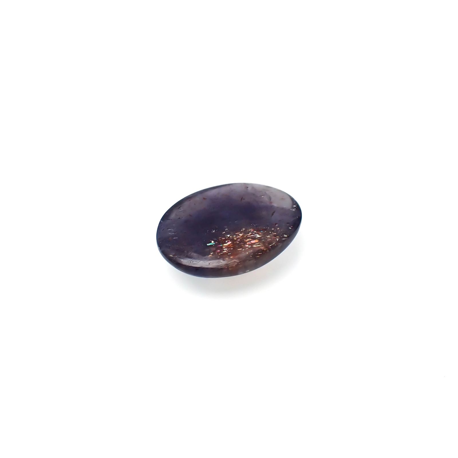 ブラッドショットアイオライト インド産 7.45ct[230622524]17.6x13.2mm前後