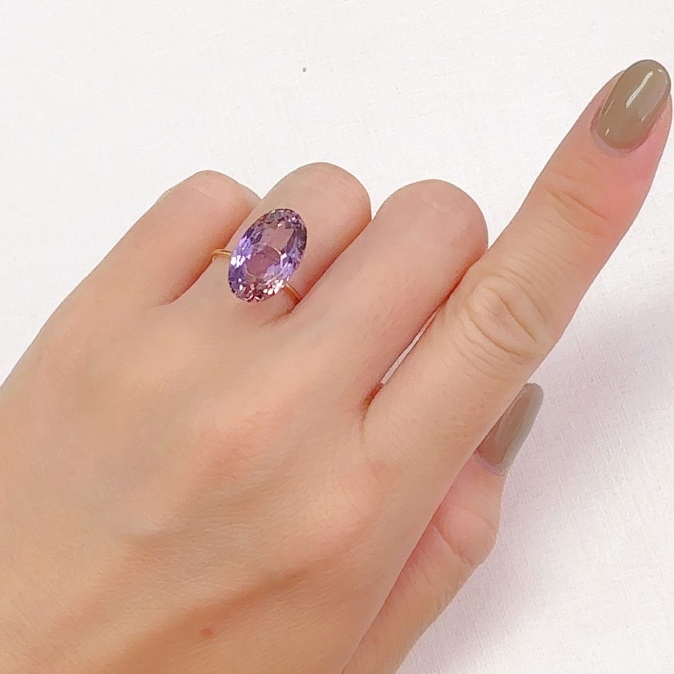 アメトリン ボリビア産 9.19ct[240928881]16.1x9.7mm前後