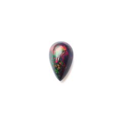 ブラックオパール(宝石名オパール/加熱処理)エチオピア産 4.68ct 識別済[240326537]16.3x10.1mm前後