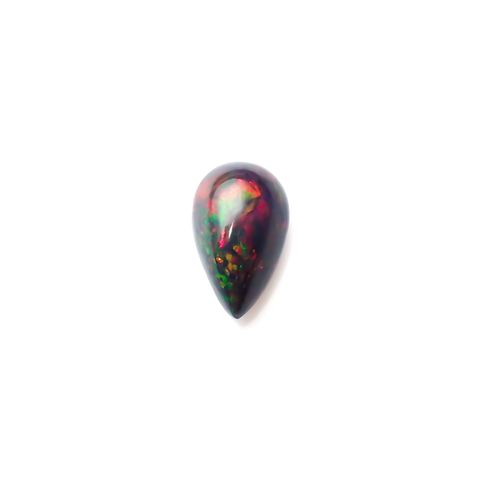 ブラックオパール(宝石名オパール/加熱処理)エチオピア産 4.68ct 識別済[240326537]16.3x10.1mm前後