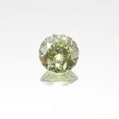 イエロージルコン(宝石名ジルコン)スリランカ/カンボジア産 1.93ct 識別済[230823195]7.1x7.1mm前後
