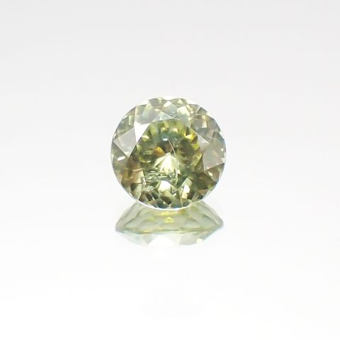 イエロージルコン(宝石名ジルコン)スリランカ/カンボジア産 1.93ct 識別済[230823195]7.1x7.1mm前後