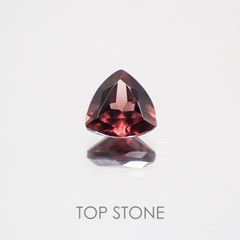 ピンクジルコン(宝石名ジルコン) スリランカ/カンボジア産/ 1.09ct 識別済[21029790]5.9×5.9mm前後