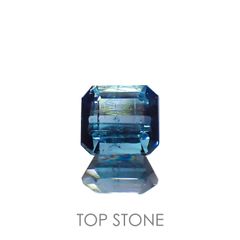 インディゴライト(宝石名トルマリン)アフガニスタン産 0.38ct 識別済[221219662]4.2x3.9mm前後
