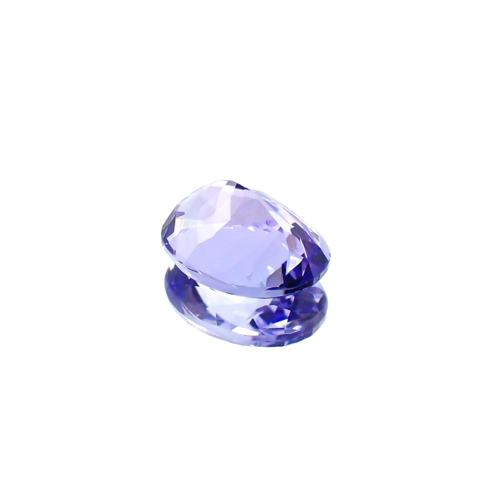 タンザナイト(宝石名タンザナイト)タンザニア産 識別済 1.75ct / 8.5x6.7mm前後 [230723010]