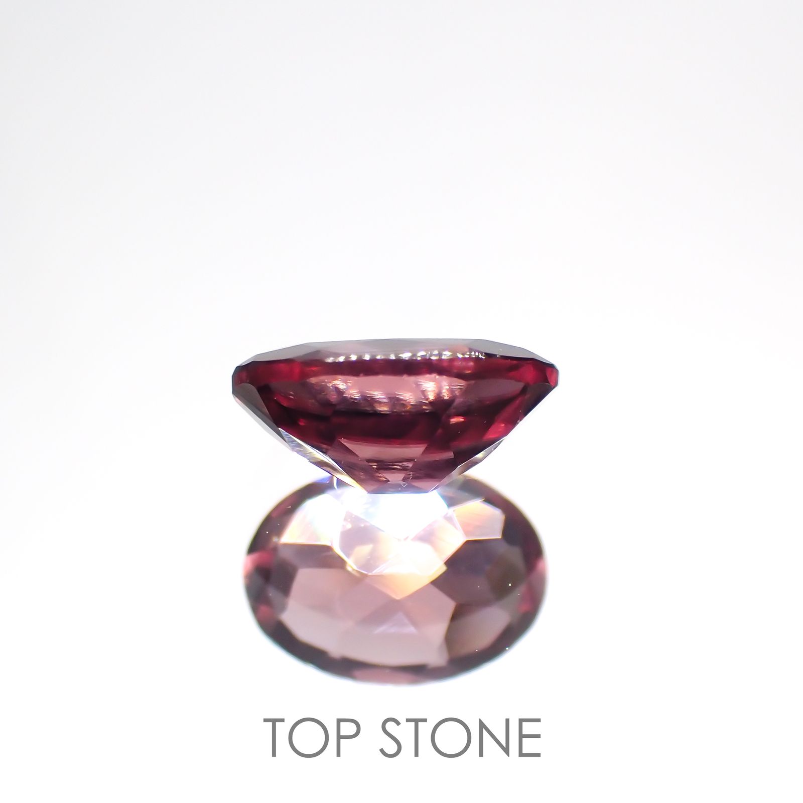 ピンクジルコン(宝石名ジルコン) スリランカ/カンボジア産 1.11ct 識別済[21069801]7×5mm前後