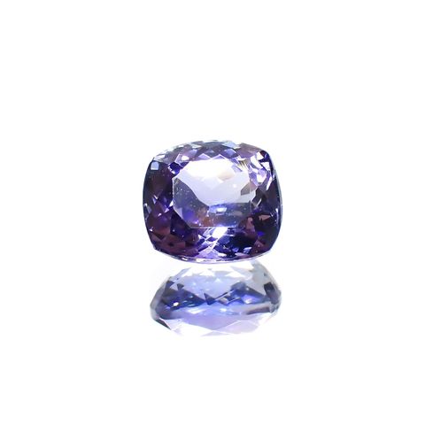 バイカラータンザナイト(宝石名タンザナイト) タンザニア産 ソ付(彩珠) 2.439ct / 7.8x7mm前後 [210812667]