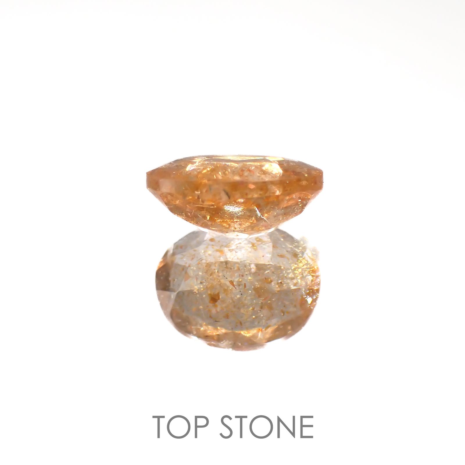 イリュージョンサンストーン インド産 2.39ct[220917579]10.1x8.1mm前後