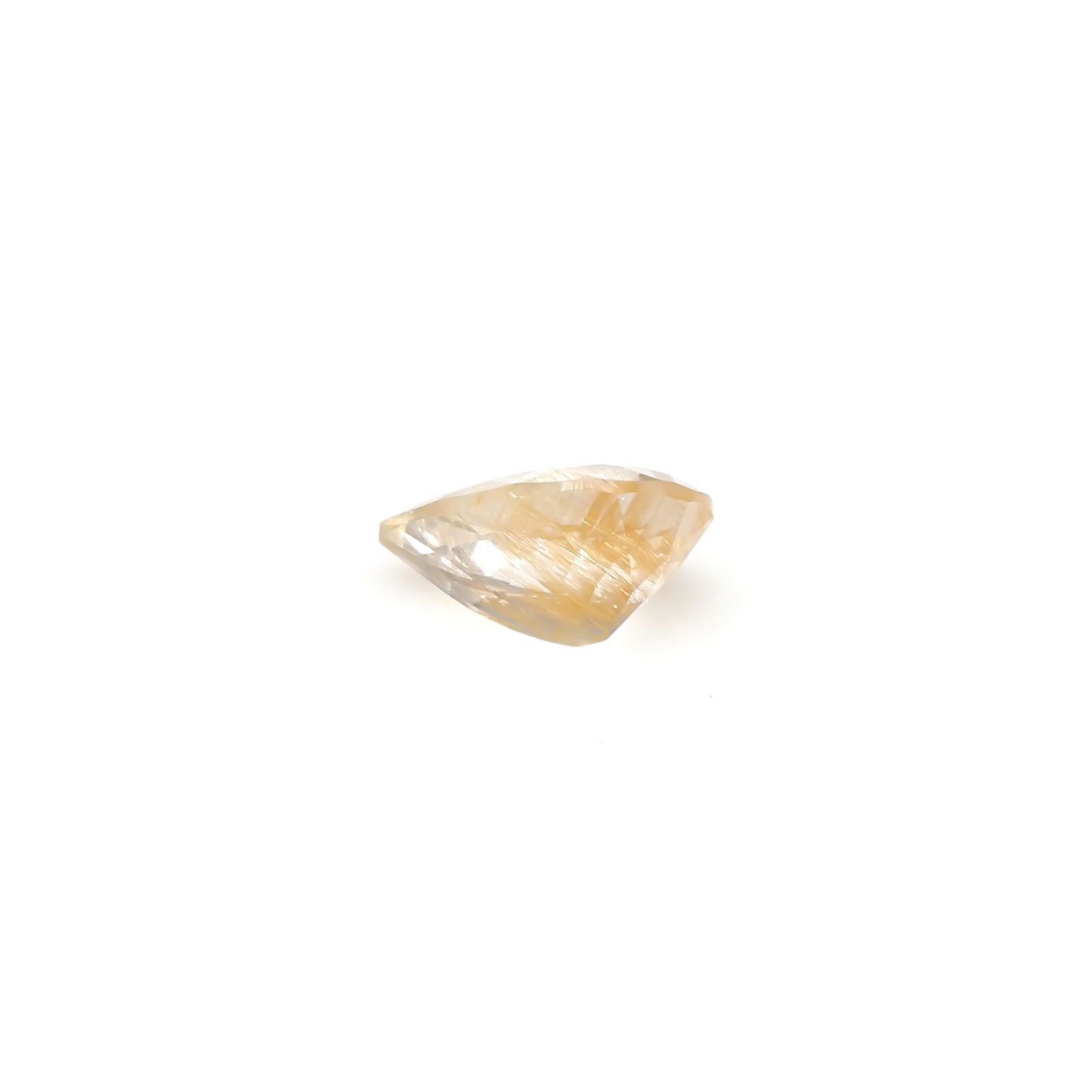 ニードルイントパーズ(チューブイントパーズ) ブラジル・ミナスジェライス州産 9.78ct[240225887]16.3x11.9mm前後