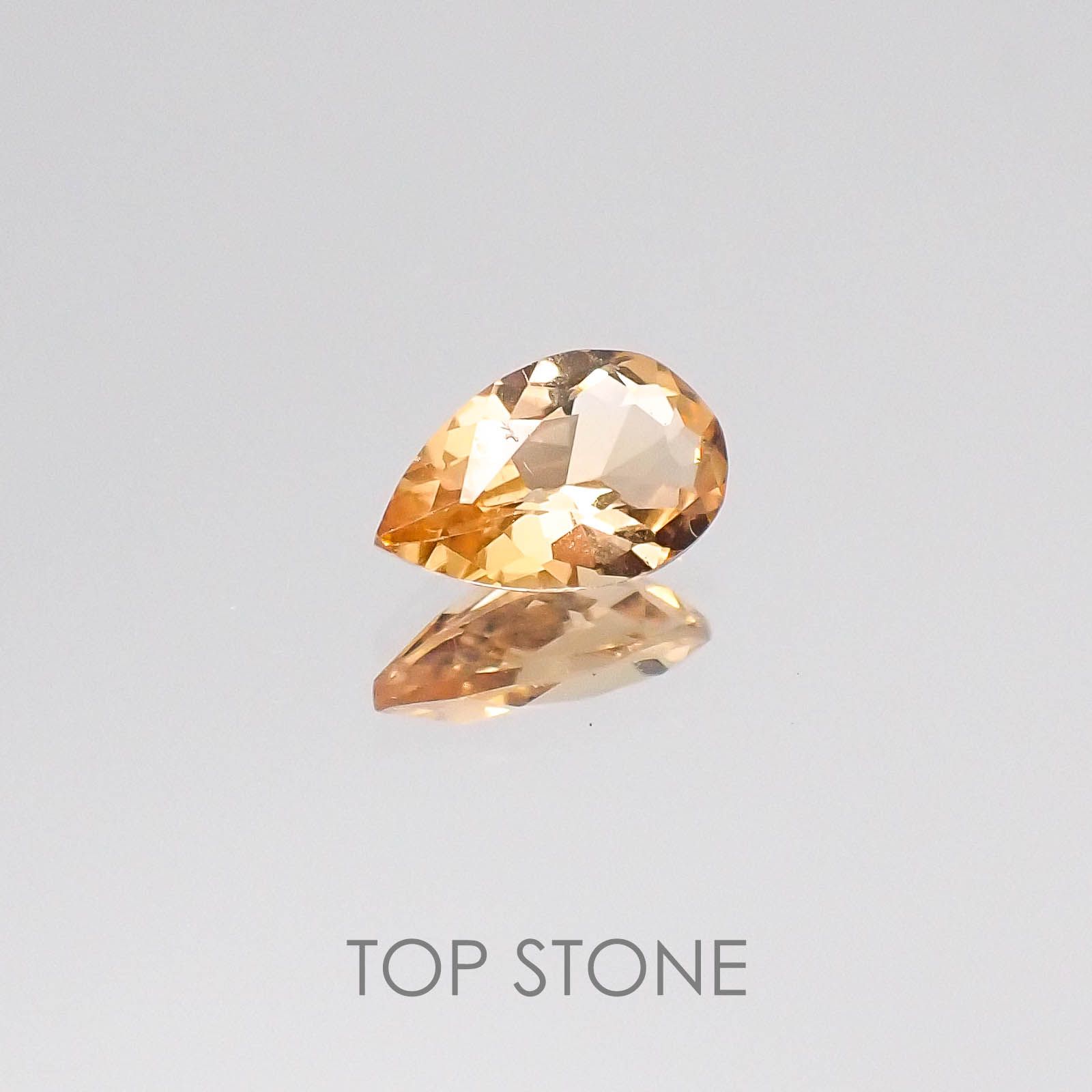 インペリアルトパーズ ブラジル産 ルース 0.48ct[20084375]6.6×4.1mm前後