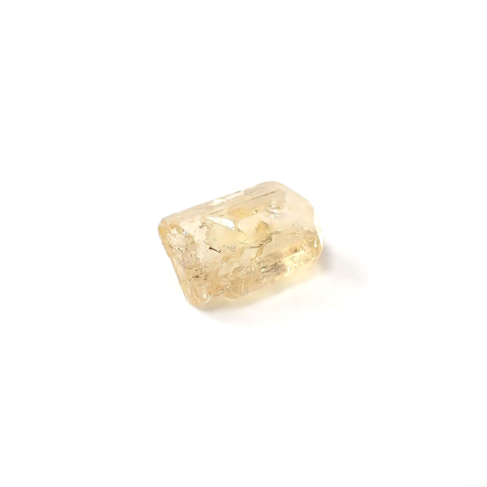 インペリアルトパーズ 原石 ザンビア産 9.95ct / 16.3x10.1mm前後 [250730934]