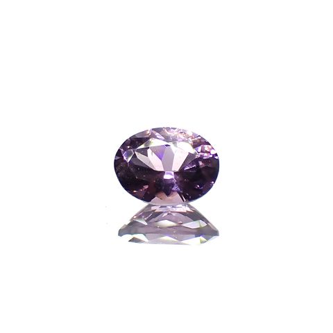 パープルスピネル(宝石名スピネル)ビルマ/マダガスカル産 0.37ct 識別済[241029267]5.2x3.9mm前後
